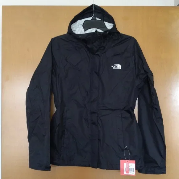 🆕The North Face Women's Venture Rain Jacket, Medium - TNF Black/TNF Black, NWT - Picture 2 of 8